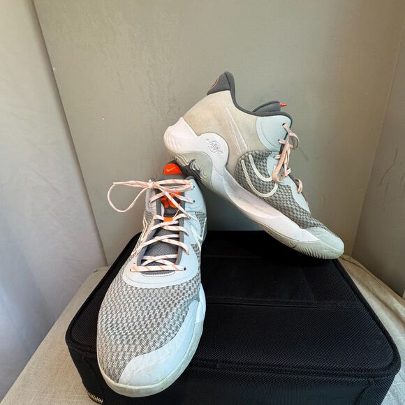 Men\'s Nike KD Trey 5 IX Pure Platinum Basketball Sneakers SZ 14 CW3400-001 main image 4